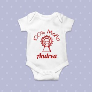 Body Fiestas del Pilar Nombre Personalizado