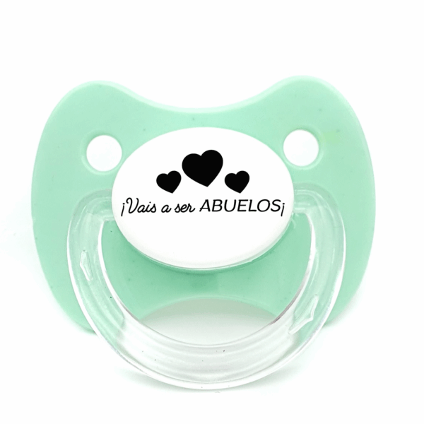 Chupete Personalizado Vais a ser abuelos - Imagen 2