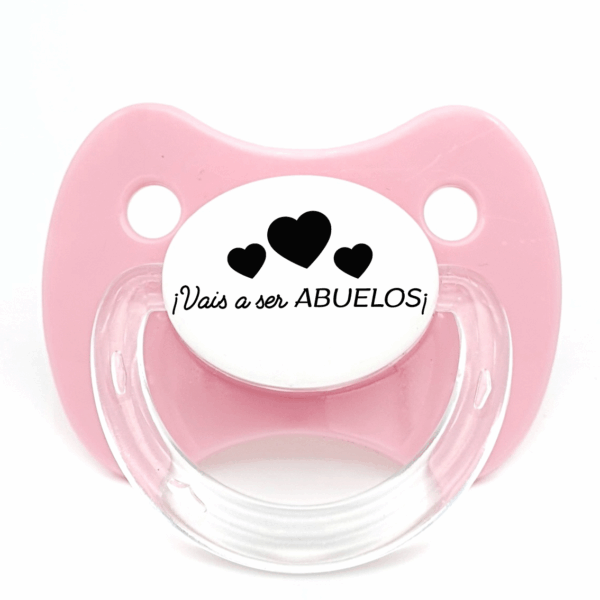 Chupete Personalizado Vais a ser abuelos - Imagen 4