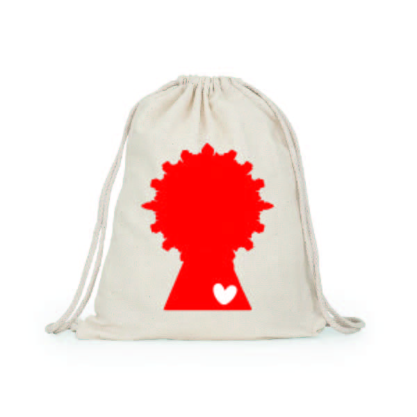 Mochila de cordones personalizada para fiestas del Pilar - Imagen 2