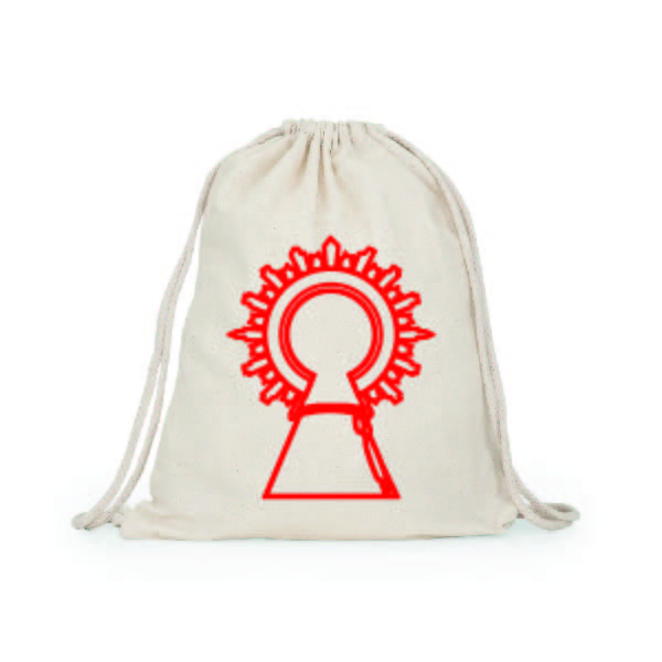 Mochila de cordones personalizada para fiestas del Pilar - Imagen 4